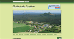 Desktop Screenshot of obecokna.cz